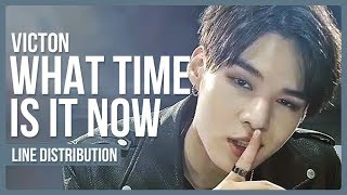 VICTON - What Time Is It Now Line Distribution (Color Coded)