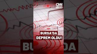 Bursa'da Korkutan Deprem! Depremin Merkez Üssü Bursa'nın Nilüfer İlçes