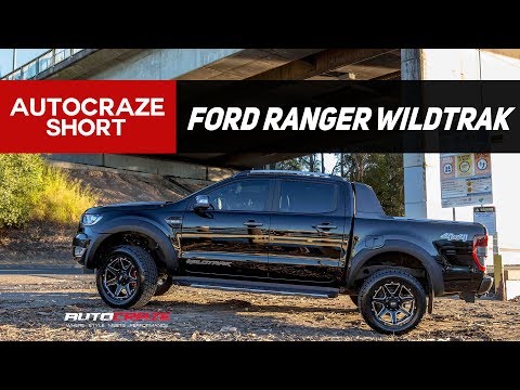 BLACK JACK SHORT // Ford Ranger Wildtrak Wheels, Tyres & Lift Kit // Grid GD06 | AutoCraze 2017