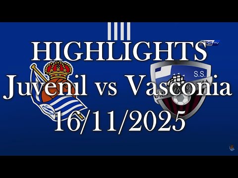 HIGHLIGHTS | Real Sociedad Juvenil - CD Vasconia Juvenil | División de Honor - J9 (16/11/2025)