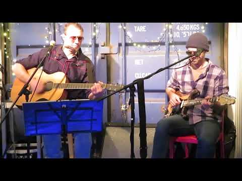 Pernell and Jonathan Reichert at the Red Truck Brewing pub.
