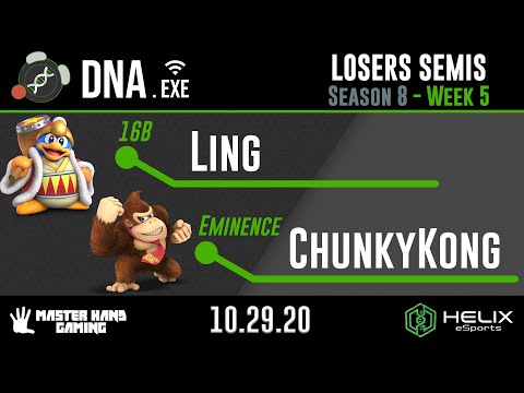 DNA.EXE S8:W5 - 16B | Ling (King Dedede) Vs. Eminence | ChunkyKong (Donkey Kong) - L Semifinals