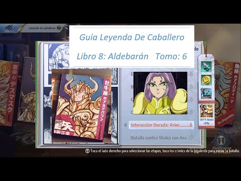 🔱Guía Leyenda de Caballeros🔱 - Libro 9 - ALDEBARAN- Interacción Dorada - Aries - 6