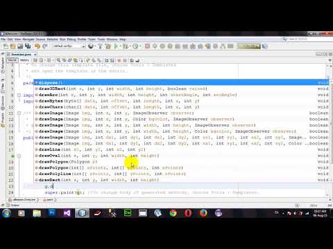 Draw Line Using Java Applet