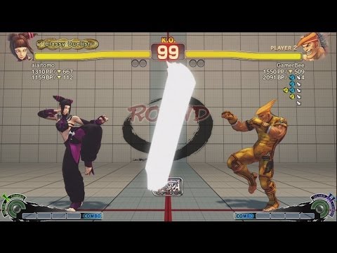 aiai (Juri) vs Gamerbee (Adon) - USF4 Match *1080p*