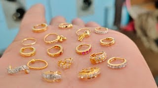 Latest Gold Nose Ring Nathliya Collections 2020 wi