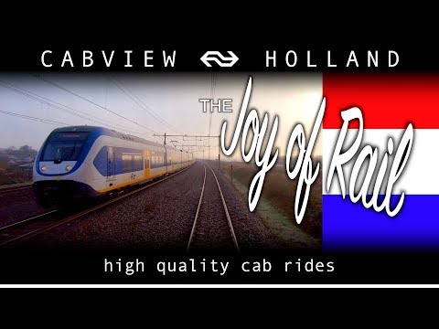 Did the fog clear? Amsterdam - Amersfoort Vathorst CABVIEW HOLLAND SLT 5dec 2019