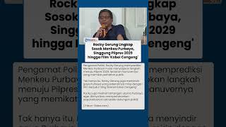 Penilaian Rocky Gerung Terhadap Menkeu Purbaya: Singgung Pilpres 2029 hingga Film 'Koboi Cengeng'