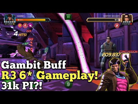 Rank 3 6 Star Gambit 300k SP2! | Fully Boosted MAX Potential | 31k PI? | Marvel Contest Of Champions