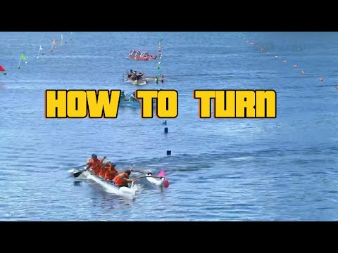 How to turn in a waka ama sprint race