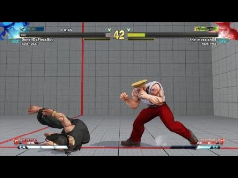 SFV:clutch against guile godlike