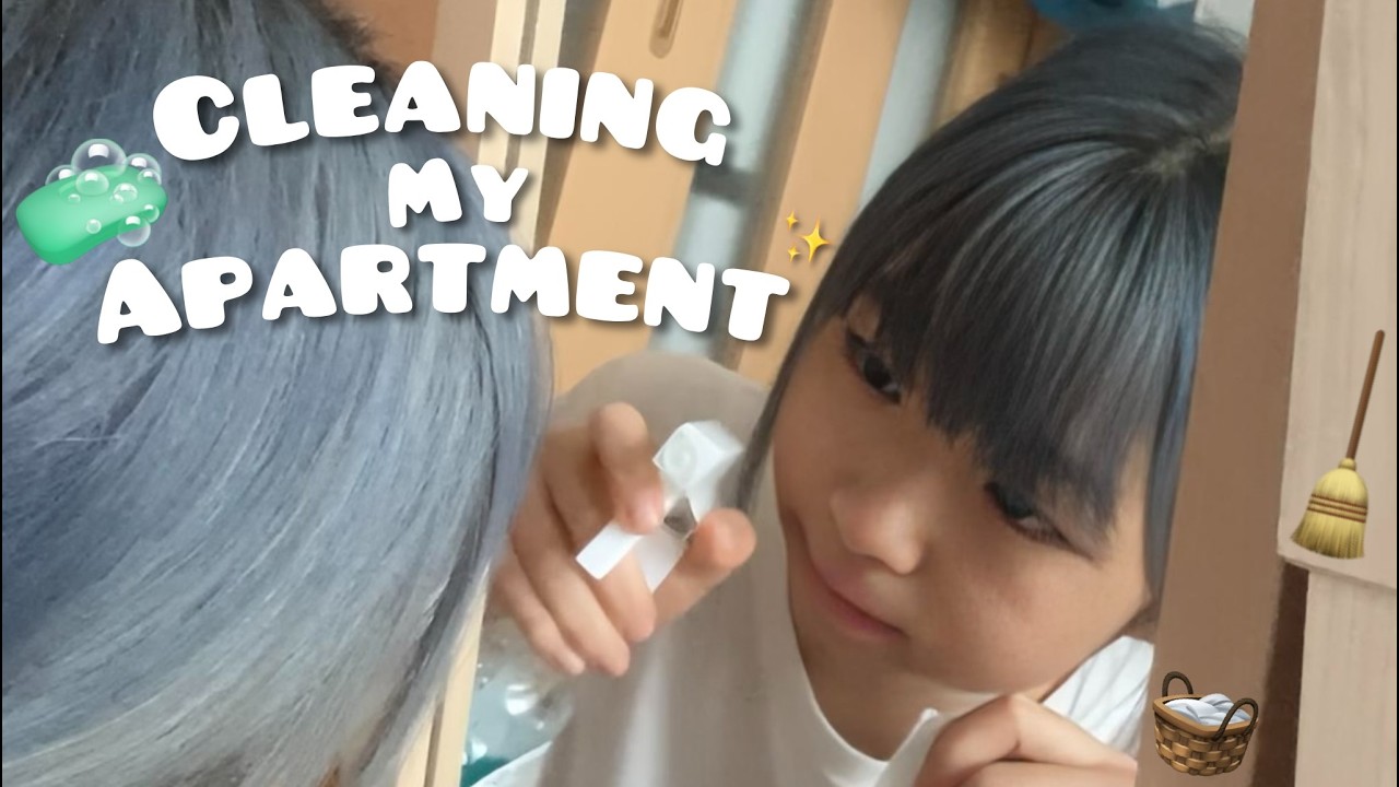 ４２｜ASMR｜Cleaning My Apartment｜🧼
