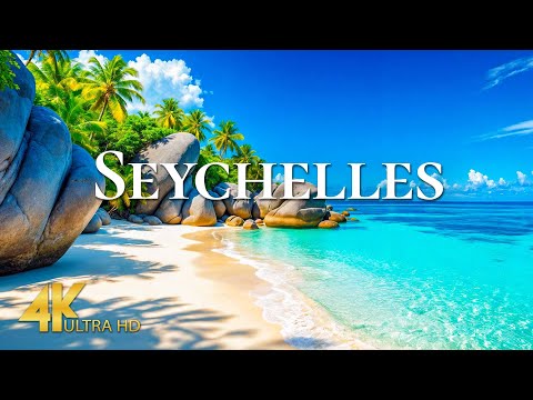 SEYCHELLES 4K  ULTRA HD - Amazing and Relaxing Scenic Journey with Soothing Music
