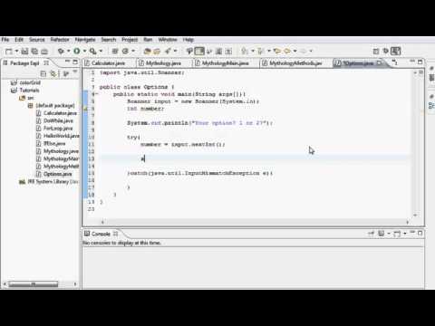 Java Programming Tutorial 40 1 Try Catch Statement