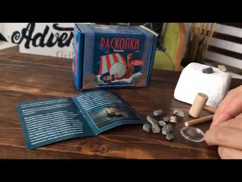 Миниатюра изображения товара Набор для опытов Раскопки Викинги с монетой / DIG-25