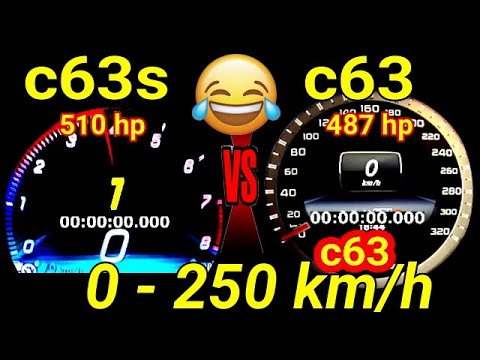 AMG Showdown: Mercedes C63 V8 (487 HP) vs Mercedes C63S (510 HP) - E-Commerce Drag Race Battle!