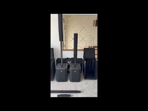 (TWO) Electro-Voice EV 50 Portable Column PA System 2021 - with roller cases image 10