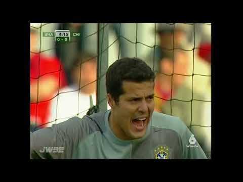 2007.07.01 Brasil 3 - Chile 0 (Partido Completo 60fps - Amistoso Internacional)