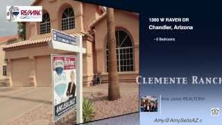 preview picture of video 'Clemente Ranch Homes  1360 W Raven Drive Chandler, AZ - Sold by Amy Jones'