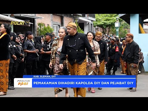 POLDA DIY MENGAMANKAN PEMAKAMAN JENAZAH SRI SUSUHUNAN PAKUBUWONO XIII