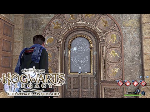 PUZZLE / ÉNIGME PORTE - LA GRANDE SALLE / LA GRANDE SALLE  - HOGWARTS LEGACY L'HERITAGE DE POUDLARD