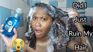 I Used DAWN DISH SOAP On My Natural Hair