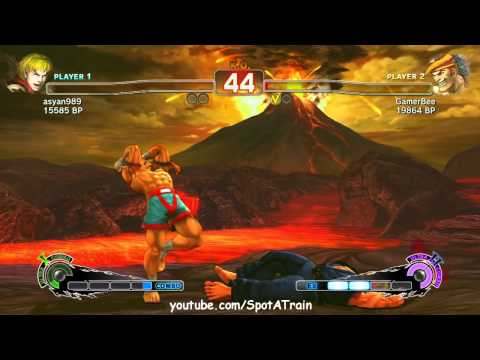 SSF4 - asyan989 (Ken) vs. GamerBee (Adon)