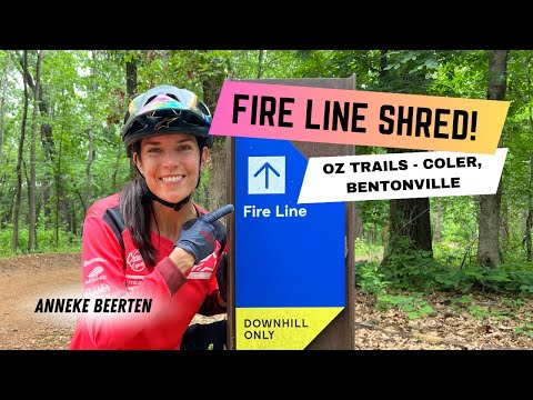 Fire Line, BEST flow trail in Bentonville!