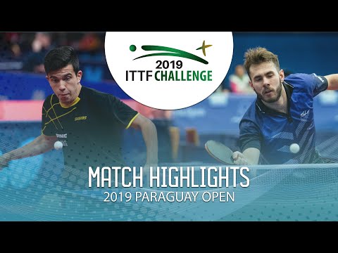 Horacio Cifuentes vs Florian Cnudde | 2019 ITTF Paraguay Open Highlights (U21 Finals)