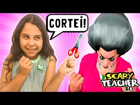WE CUT THE TEACHER'S PARTY DRESS - Scary Teacher