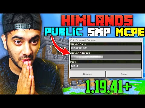 NoT KRYSIS GAMING - Himlands Public smp server minecraft pe 1.19.41+ | Best Public Smp For Minecraft pe 1.19+