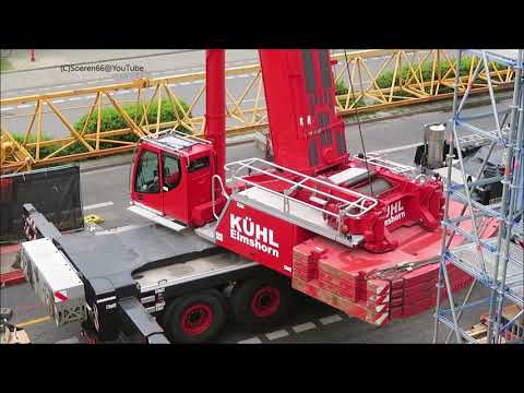 Soeren66 - Mobilkran LIEBHERR LTM 1300-6.2 bei der Montage von 2 LIEBHERR 280 EC H, Teil 2