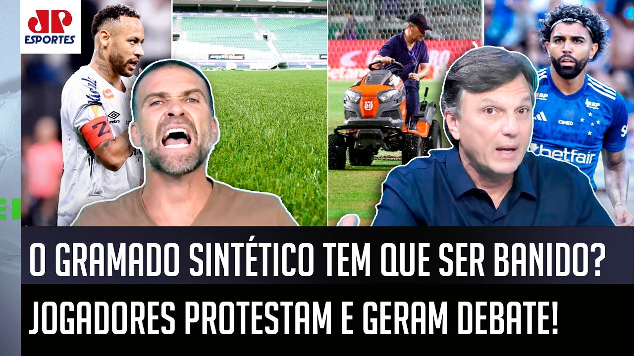 E AGORA, CBF??? Jogadores PROTESTAM contra o GRAMADO SINTÉTICO e PROVOCAM DEBATE: "FORAM CORAJOSOS!"