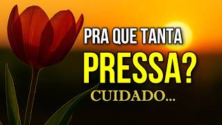 Pra Que Tanta Pressa? – Uma Linda Reflexão da Vida