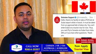 Canada Travel Update for Indians Via Dubai Route | Indirect Flights for International Students