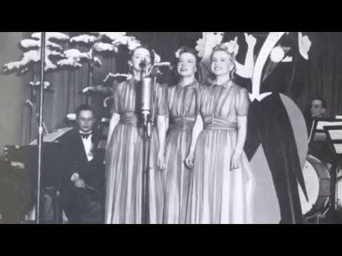 KUUTAMO MERELLÄ,  Harmony Sisters ja Dallapé-orkesteri v.1938