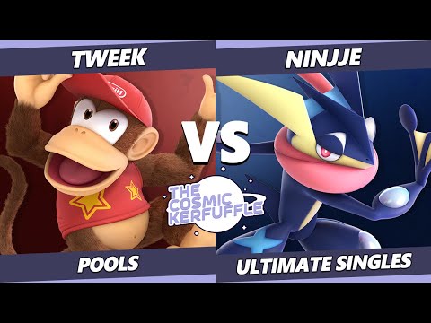 Cosmic Kerfuffle SSBU - TSM | Tweek (Diddy Kong) Vs. NinJJE (Greninja) Smash Ultimate Pools
