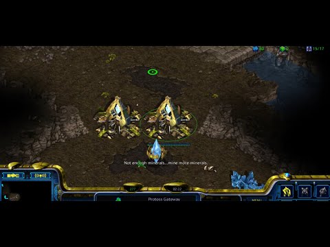 Super fast 99Gate zealots vs Zerg Starcraft Broodwar remastered