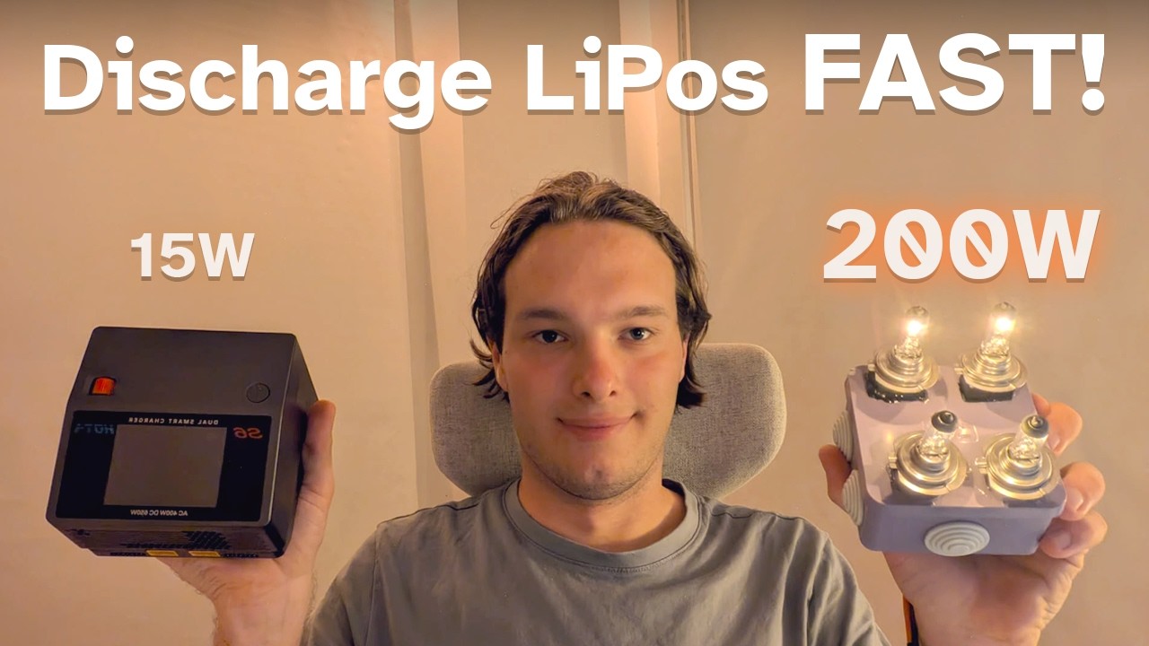Fast DIY Battery Discharger with Light Bulbs