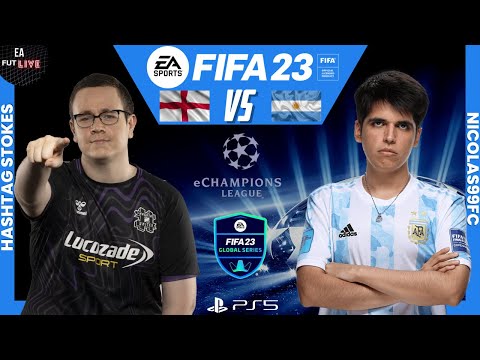 HASHTAG STOKES VS NICOLAS99FC | FIFA 23 - eCHAMPIONS LEAGUE QUALIFIER FGS23 - PRO VS PRO