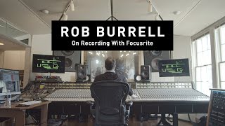 YouTube Video - Rob Burrell: On Recording With Focusrite // Focusrite Pro