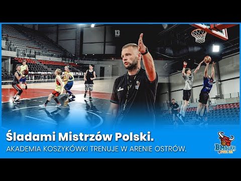 Śladami Mistrzów Polski. Akademia Koszykówki trenuje w Arenie Ostrów.
