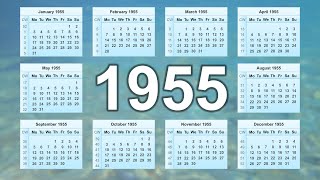 1955 Calendar