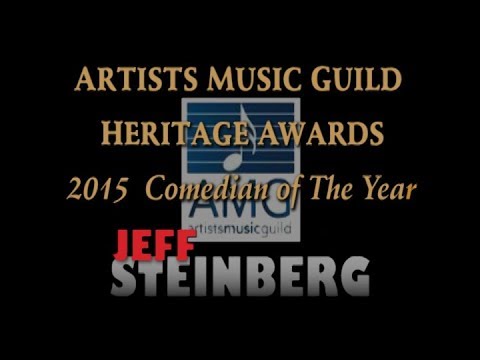 JEFF STEINBERG RECEIVES 2015 COMEDIAN AMG AWARDS - (11/2015)