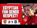 Egyptian Fan Sends Respect To Elneny! | Arsenal 2-1 Everton