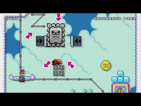 Risin' High by MegaTefyt - Super Mario Maker 2 - No Commentary 1bw