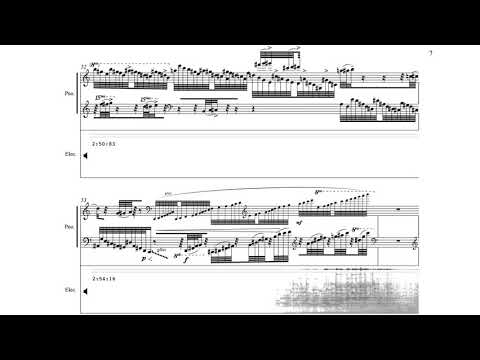 West Pole (2008) for piano and electronics  [w/ score]
