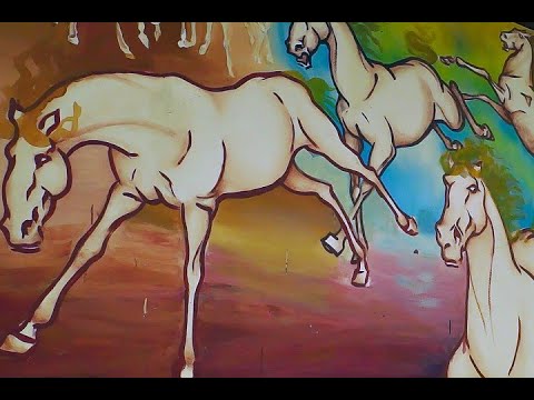 Coleção Senado: ‘Manada’, obra de arte que expressa a liberdade e a força do cavalo manga-larga 