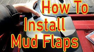 How To Install WeatherTech No-Drill Mud Flaps for Dodge Ram Truck 2500/3500