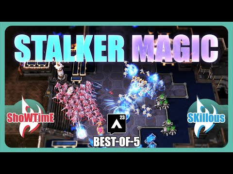 Mobility is KEY - SKillous (P) vs ShoWTimE (P) - RO8 Playoffs - HSC23 | StarCraft 2